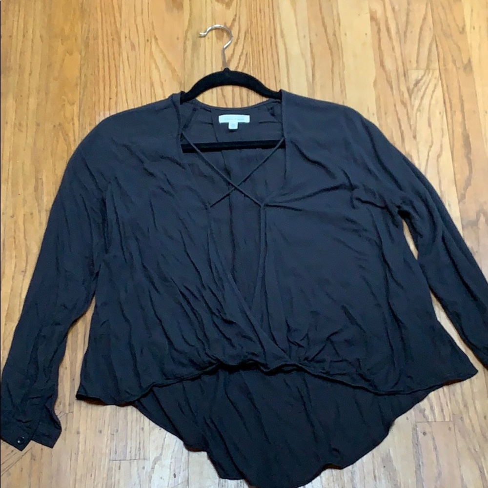 Silence + Noise Open Front Blouse Xs - image 1